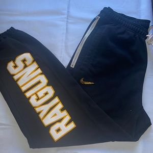 Nike Dri Fit RAYGUNS Black Sweatpants Size M